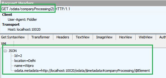 get particular information
